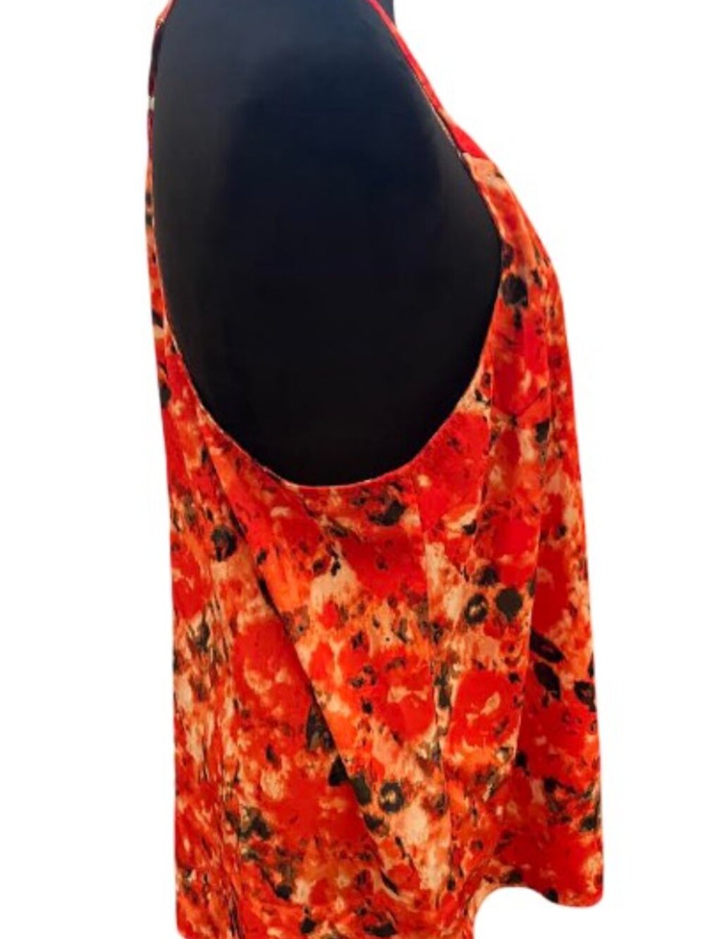 Unbranded Orange and Red Cami Top with Spaghetti Straps Size XL Like New - Picture 4 of 8